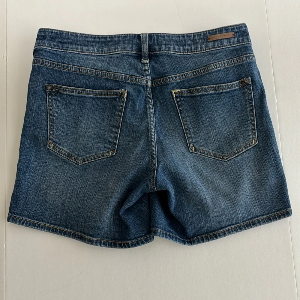 Anthropologie Denim Jean Shorts in Medium Blue - Picture 3 of 14